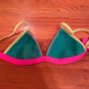 Triangl bikini neon